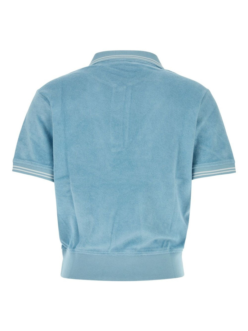 Sporty & Rich logo-embroidered polo top outlook