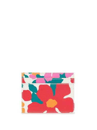 SAINT LAURENT floral-print cardholder outlook