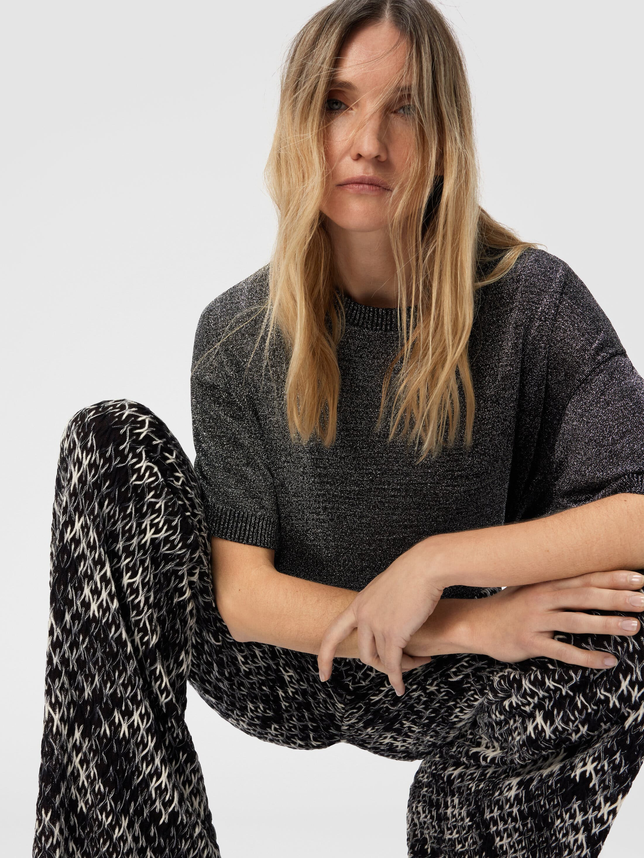 Missoni Palazzo Pants In Flame Lace in Brown at Nordstrom - 4