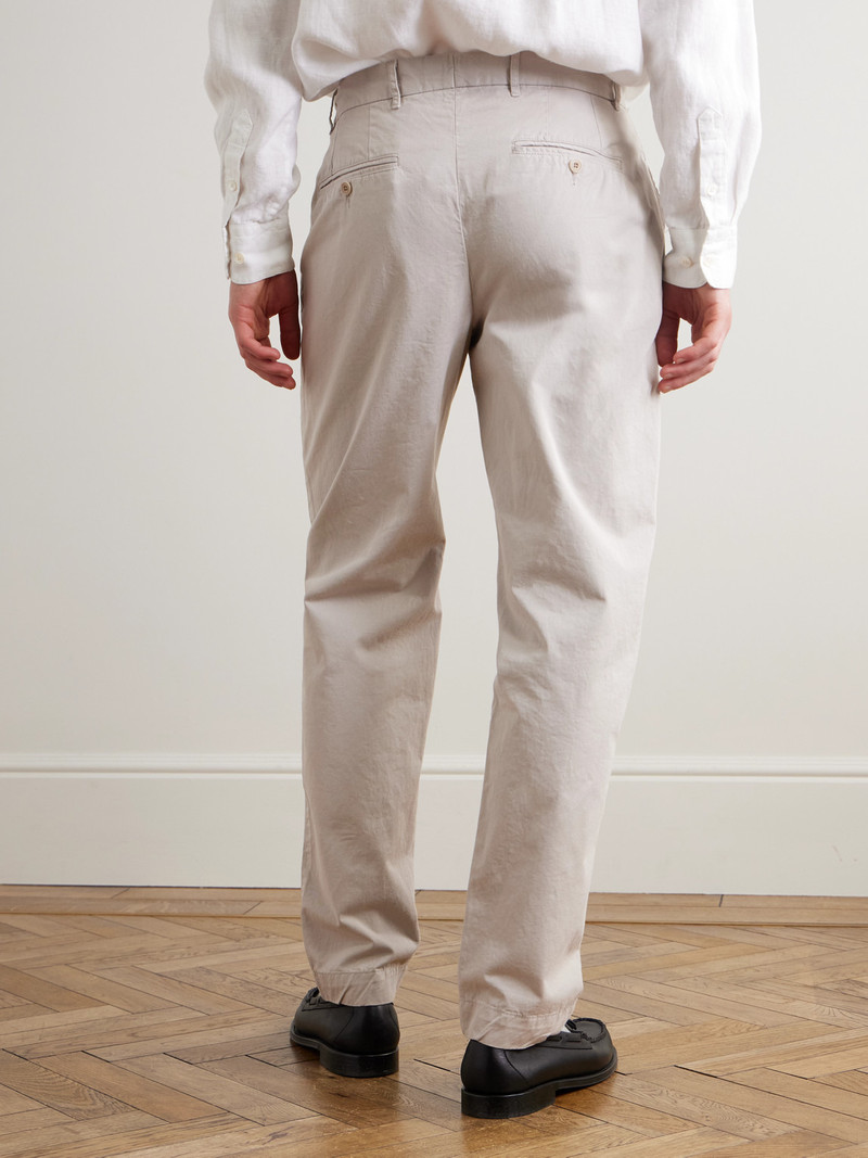 Taylor Straight-Leg Cotton-Gabardine Trousers 4