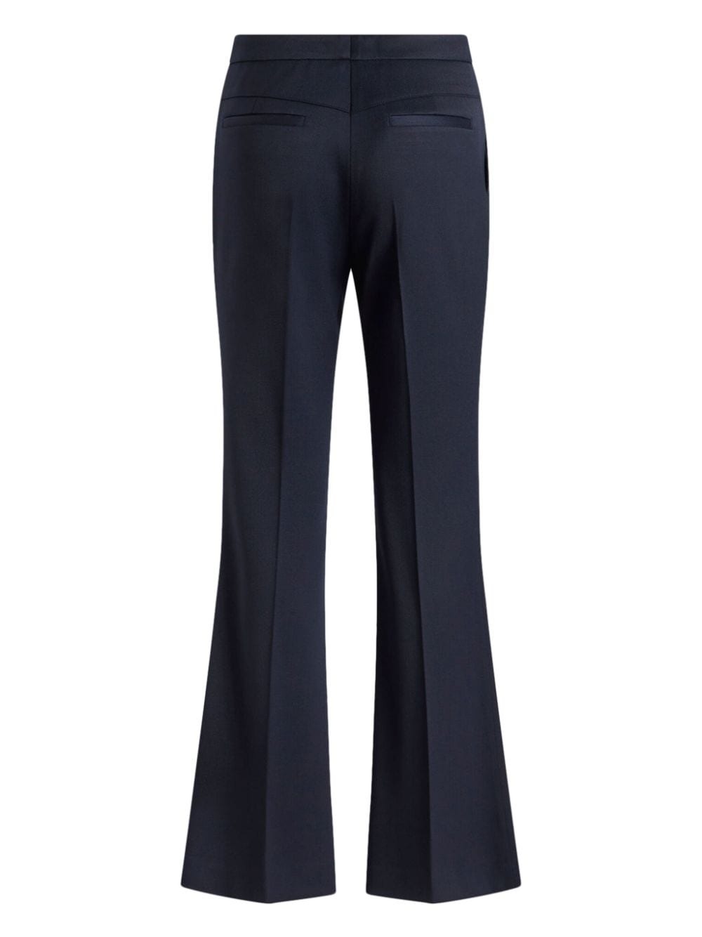 gabardine flared trousers - 5