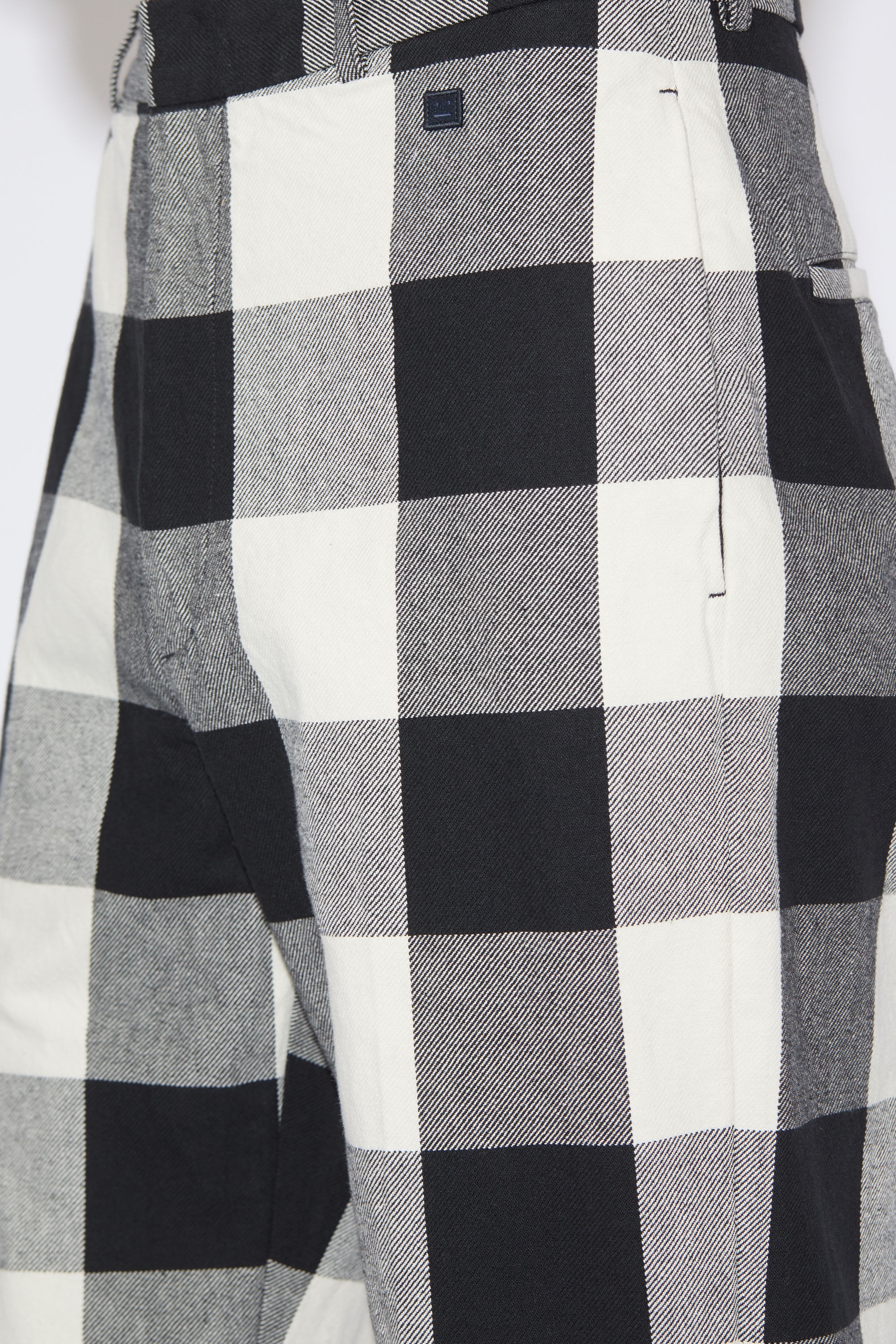 Check trousers - Black/white - 5
