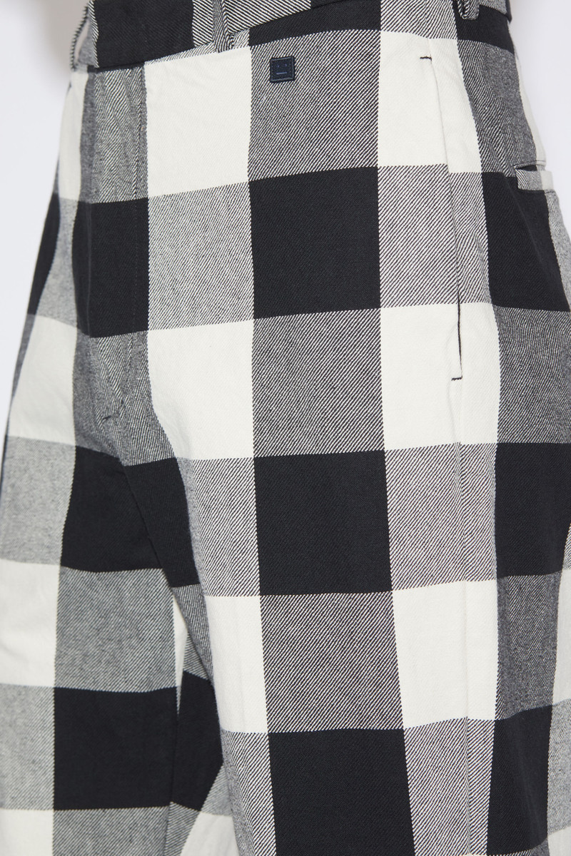 Check trousers - Black/white 5