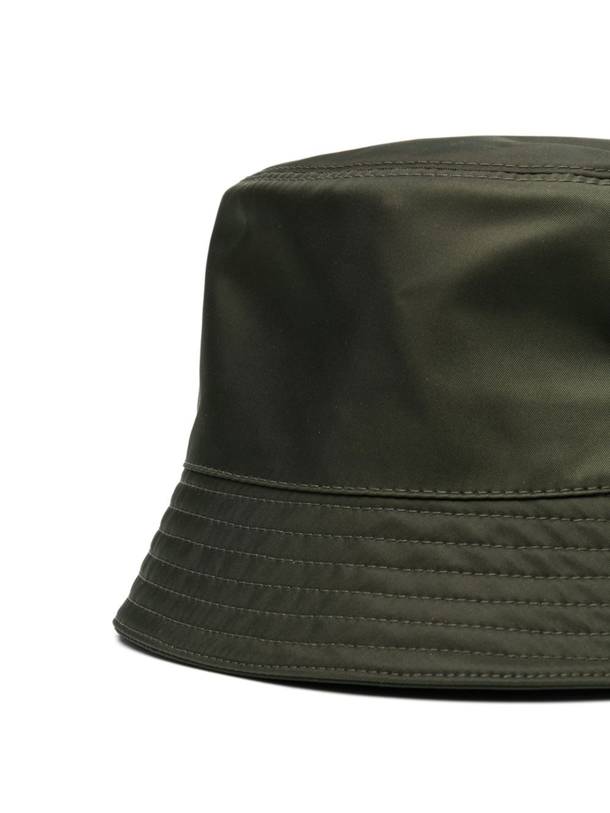 logo-plaque bucket hat - 2