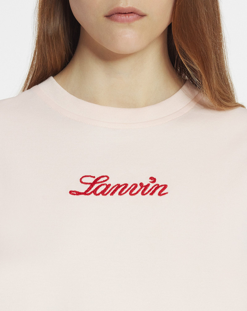 LANVIN EMBROIDERED T-SHIRT 5