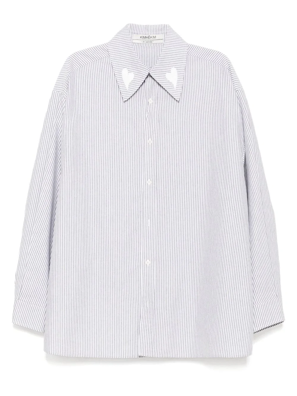 heart patched balloon shirt - 1