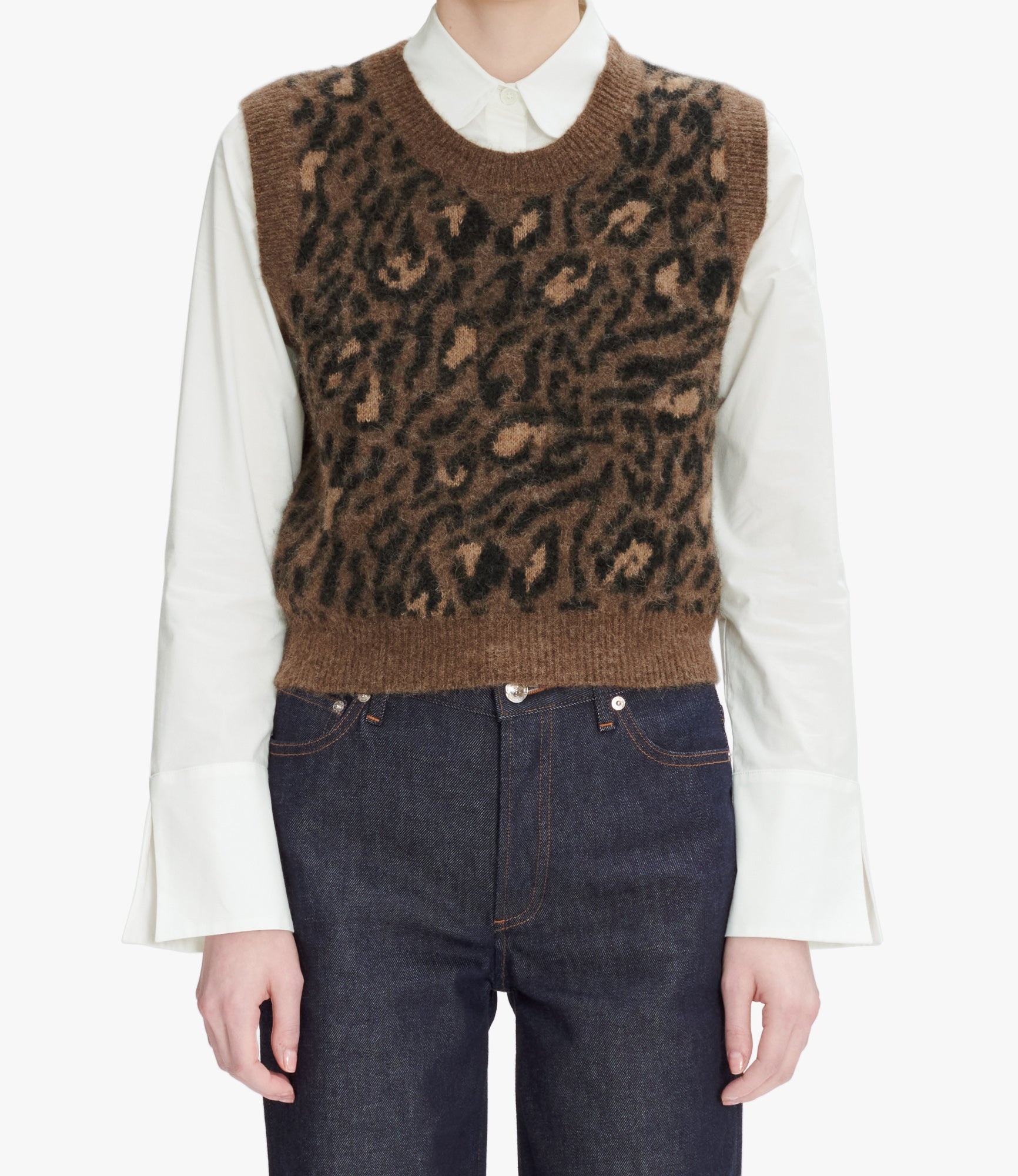 LÉANA SLEEVELESS SWEATER - 4
