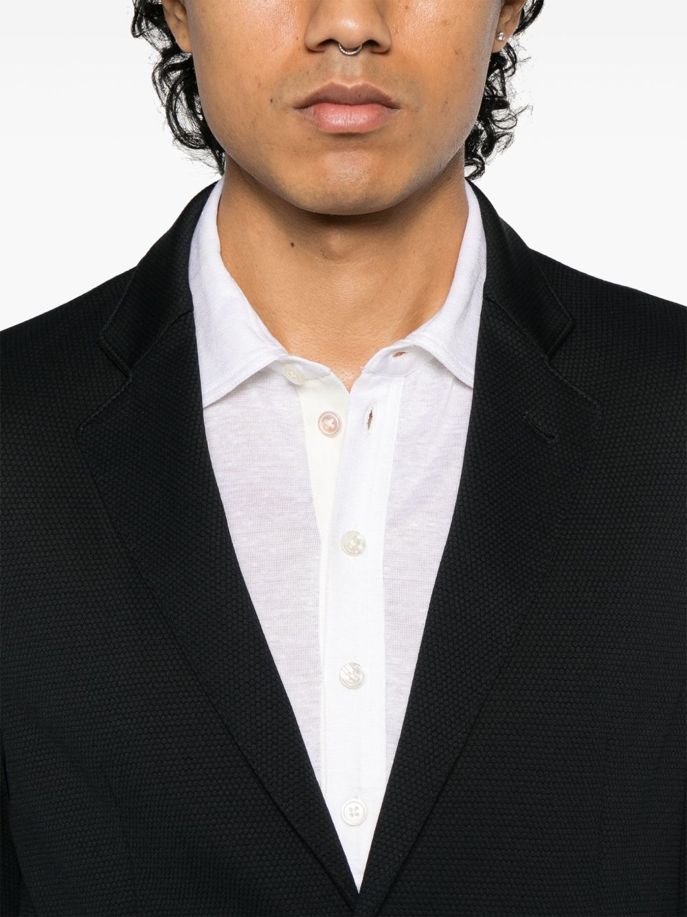 single-breasted blazer - 5