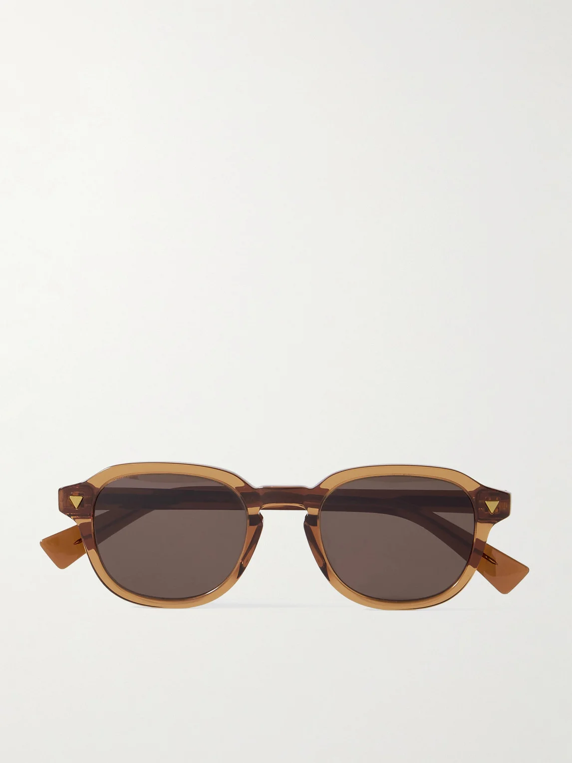 Round-Frame Recycled-Acetate Sunglasses - 1