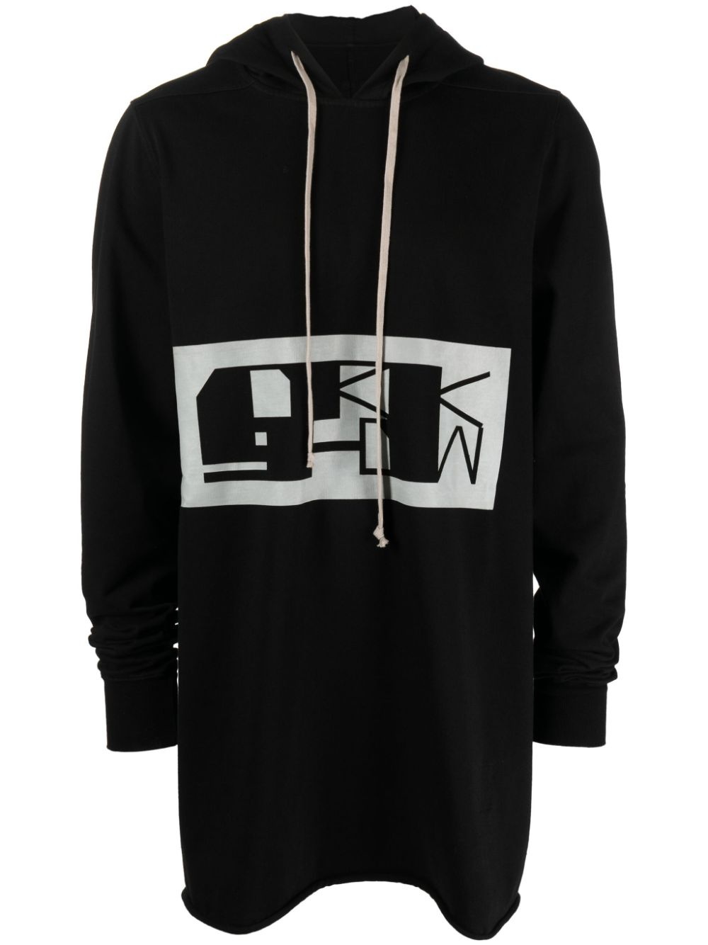 DRKSHDW logo-print hoodie - 1