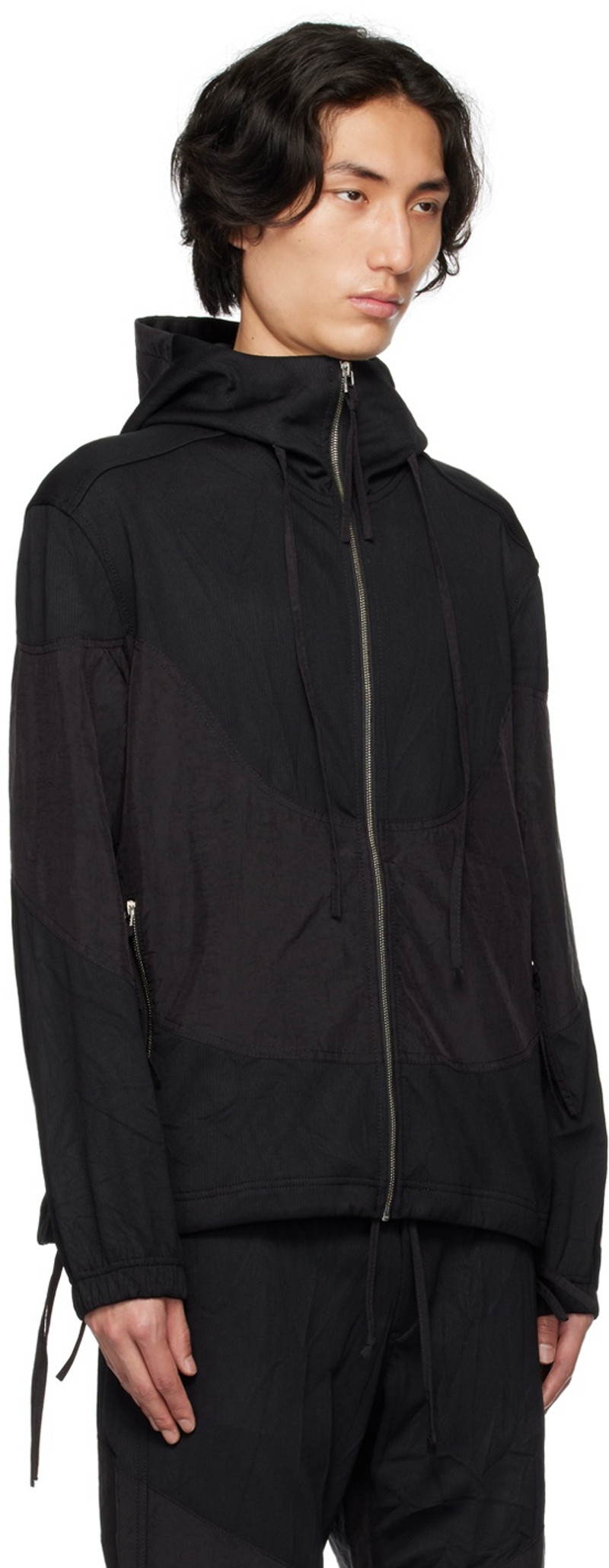 Kanghyuk Black Airbag Hoodie outlook