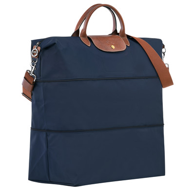 Longchamp Le Pliage Original Travel bag expandable Navy - Recycled canvas outlook