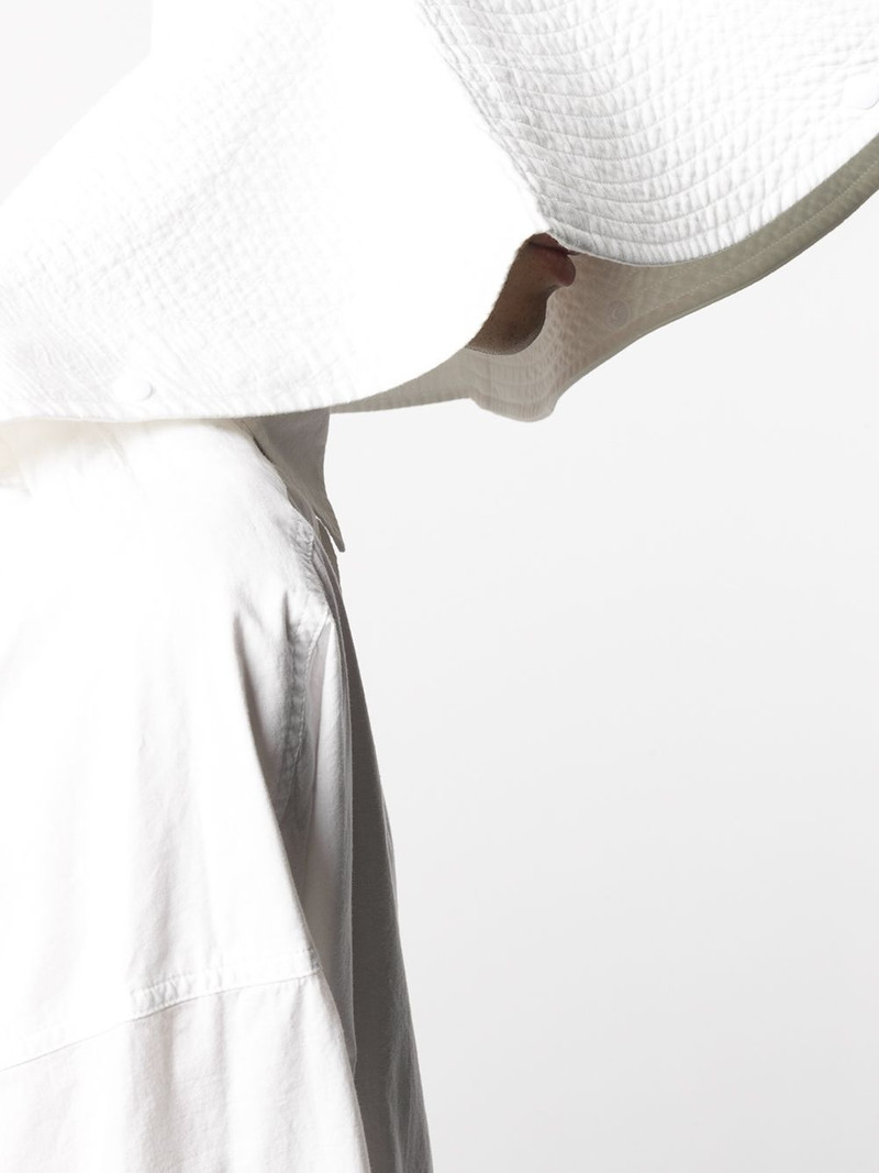 Hat button-up shirt 6