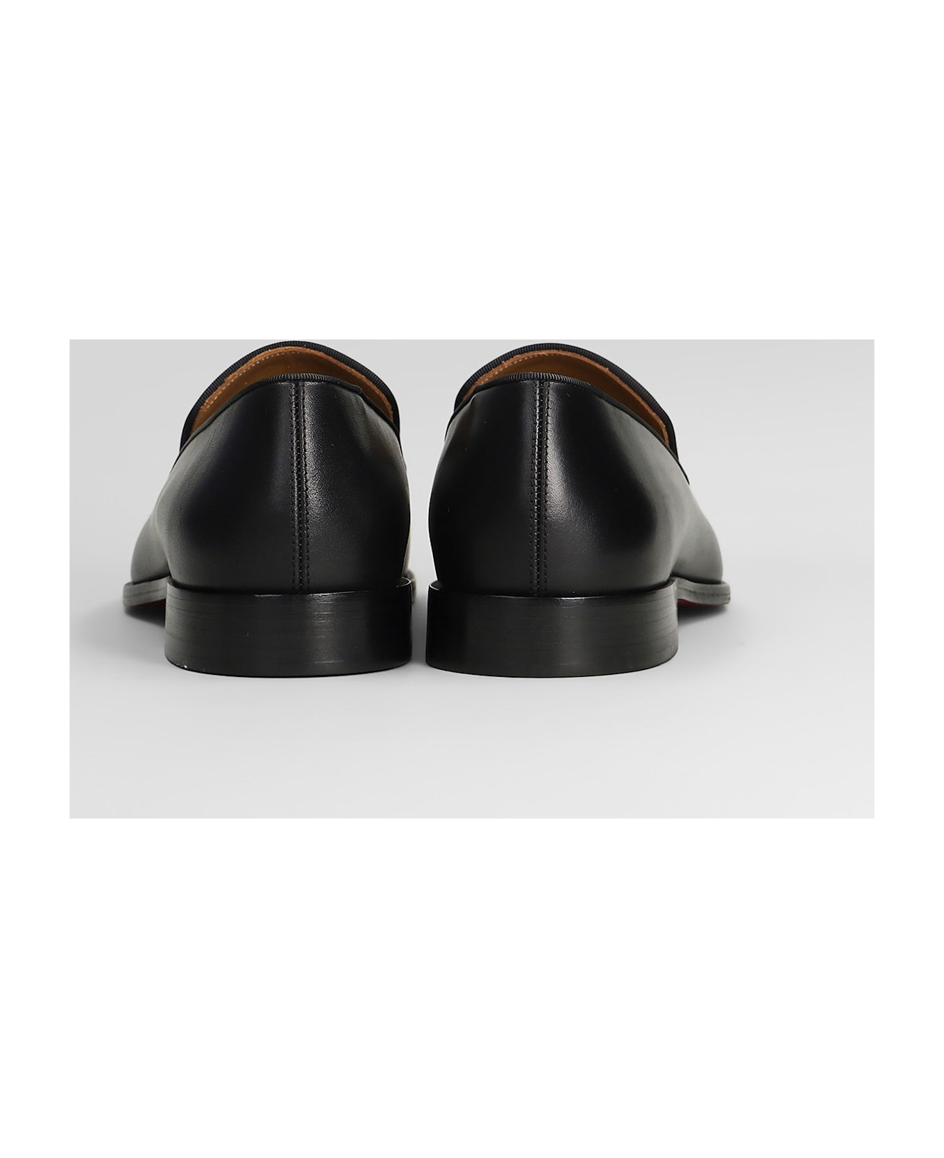 Danny Flex Loafers In Black Leather - 4