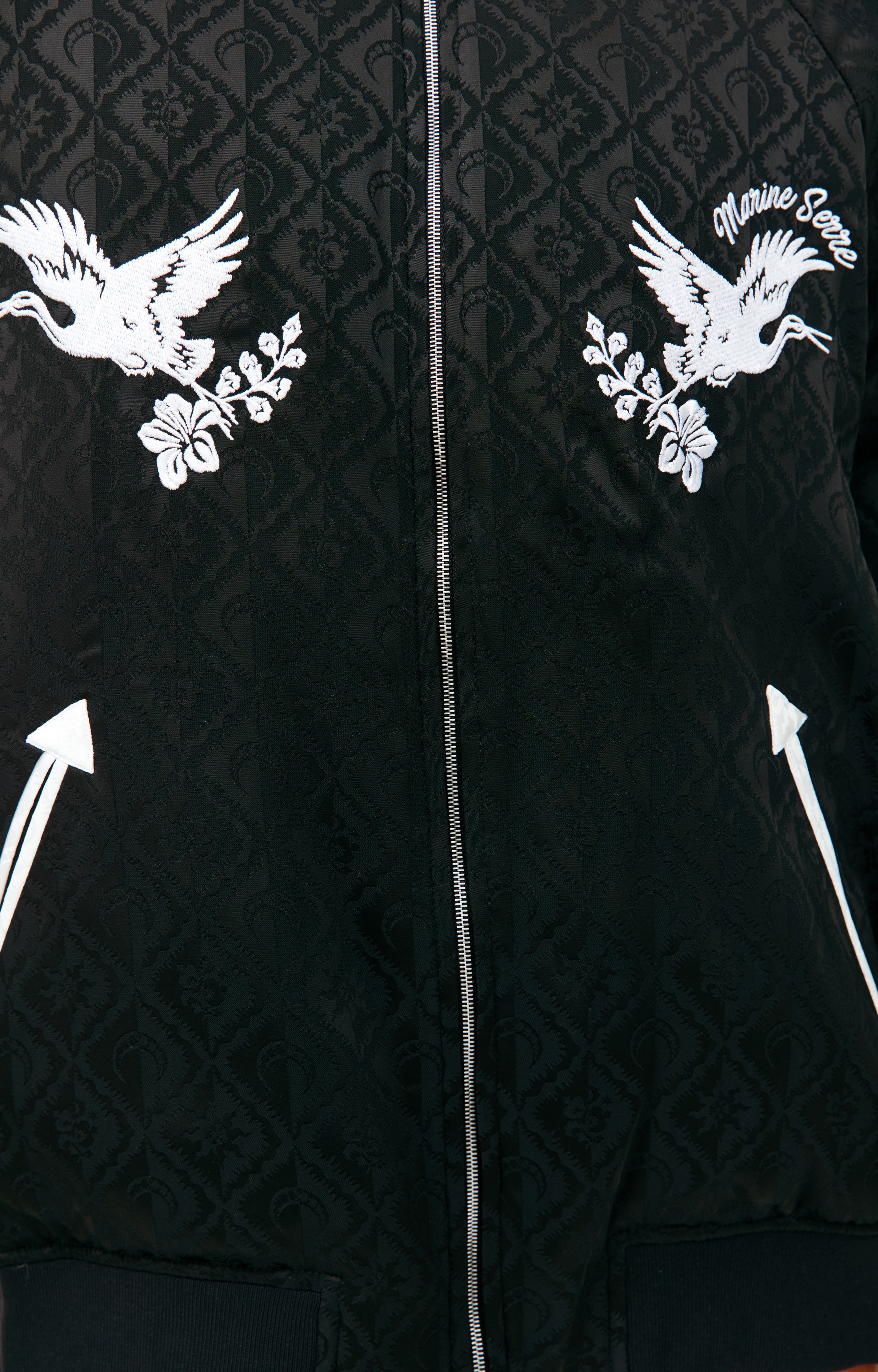 GRAPHIC PATTERN BOMBER JACKET - 6