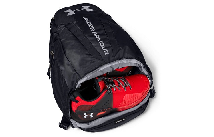 Under Armour Hustle 5.0 Backpack 'Black Silver' 1361176-001 - 3