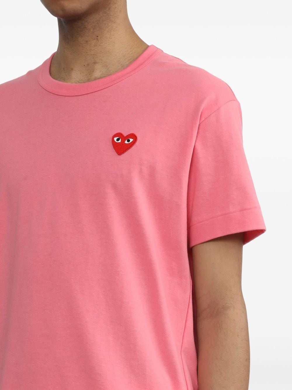 logo-appliqué cotton T-shirt - 5