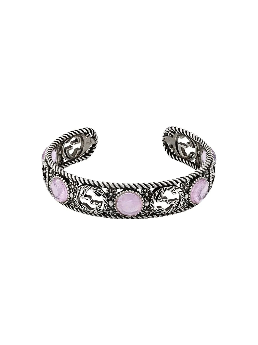 Interlocking G flower cuff - 1