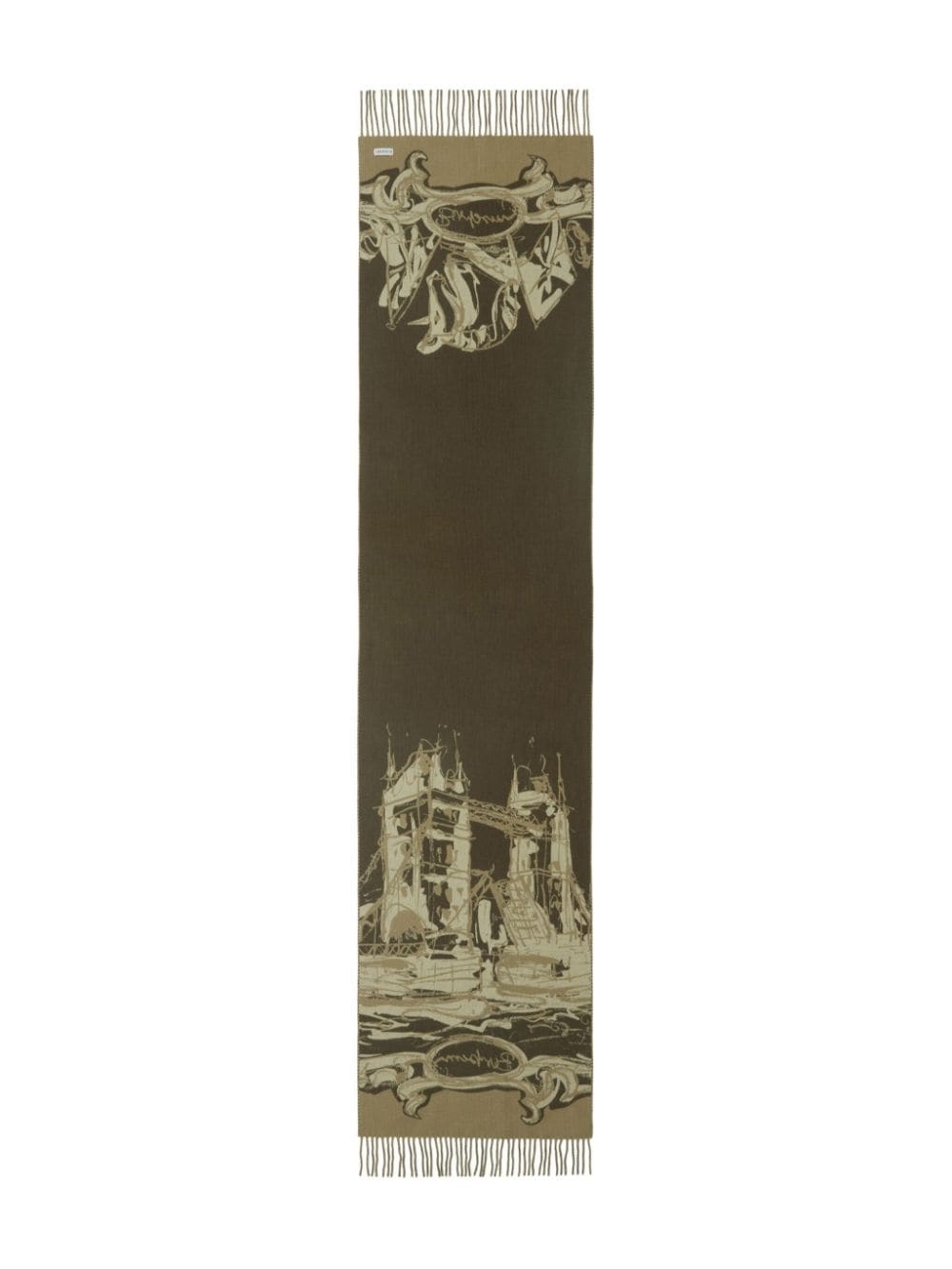 Tower Bridge cashmere scarf - 2