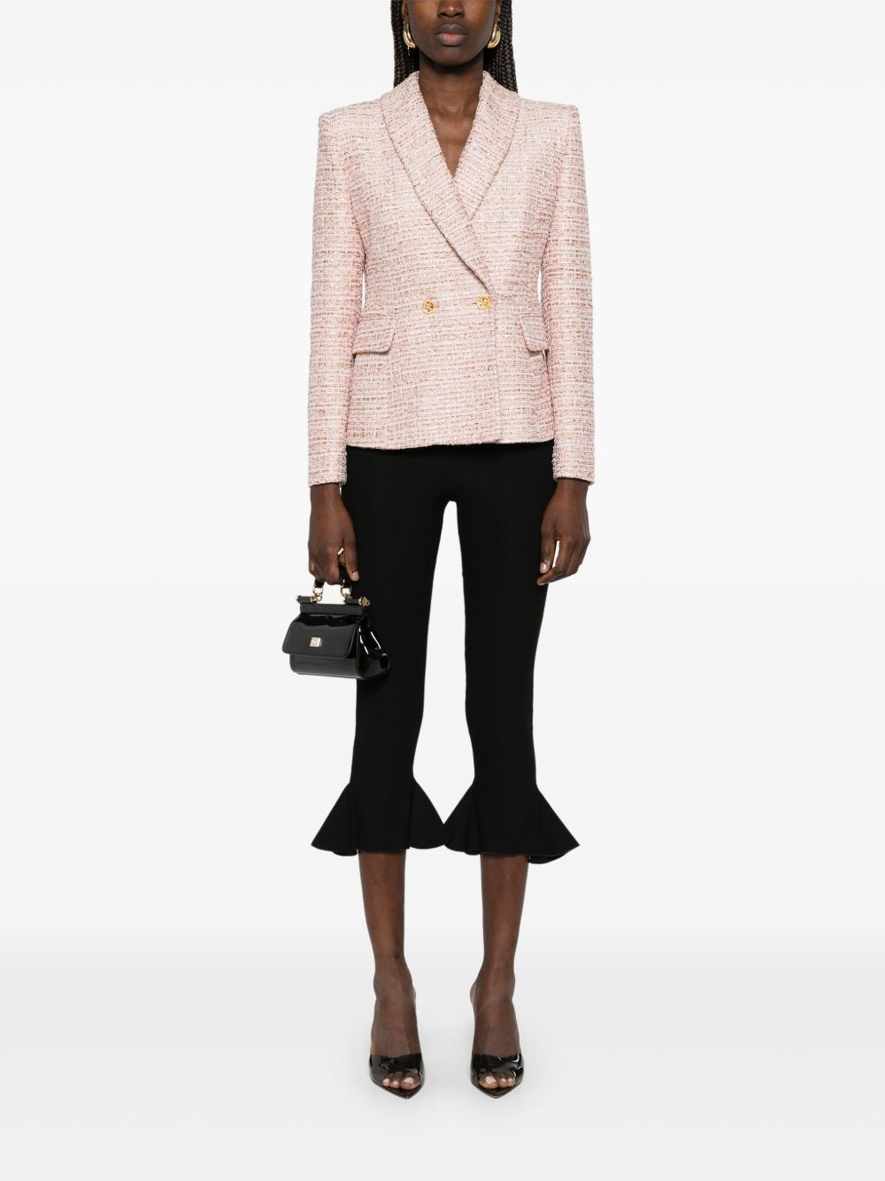 lurex tweed blazer - 2