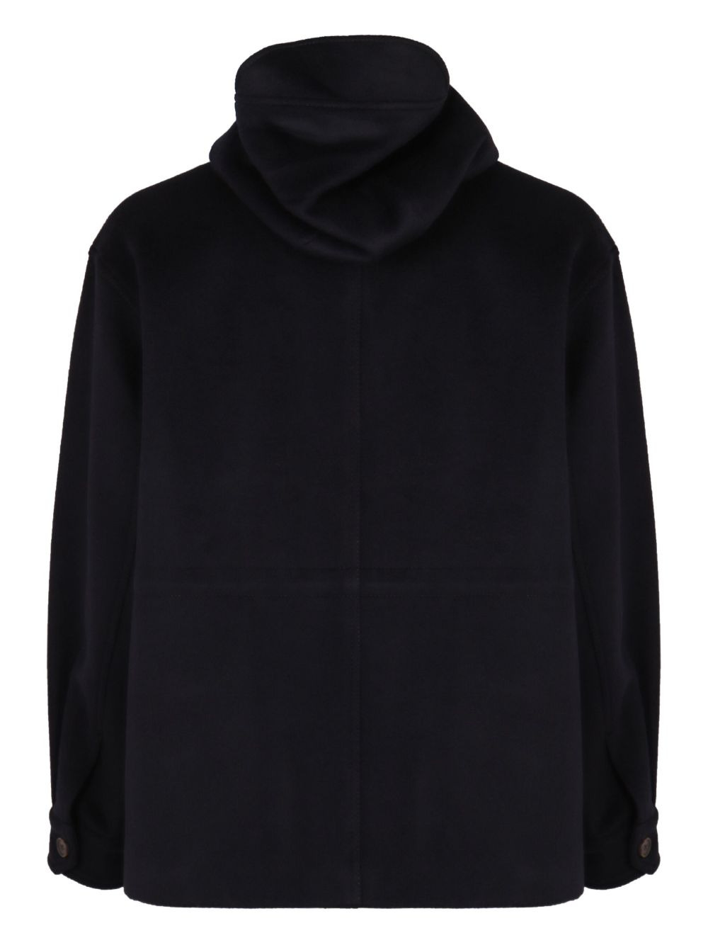 hooded patch-pocket parka - 2