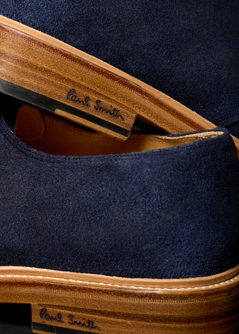 Blue Suede 'Sheridan' Shoes 6