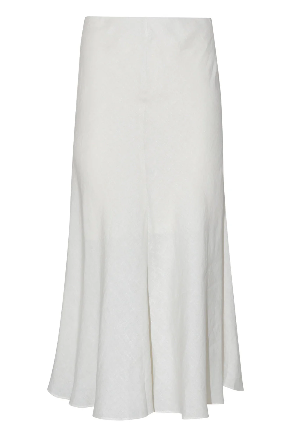 Fit And Flare Midi Skirt - Coconut Milk - 1