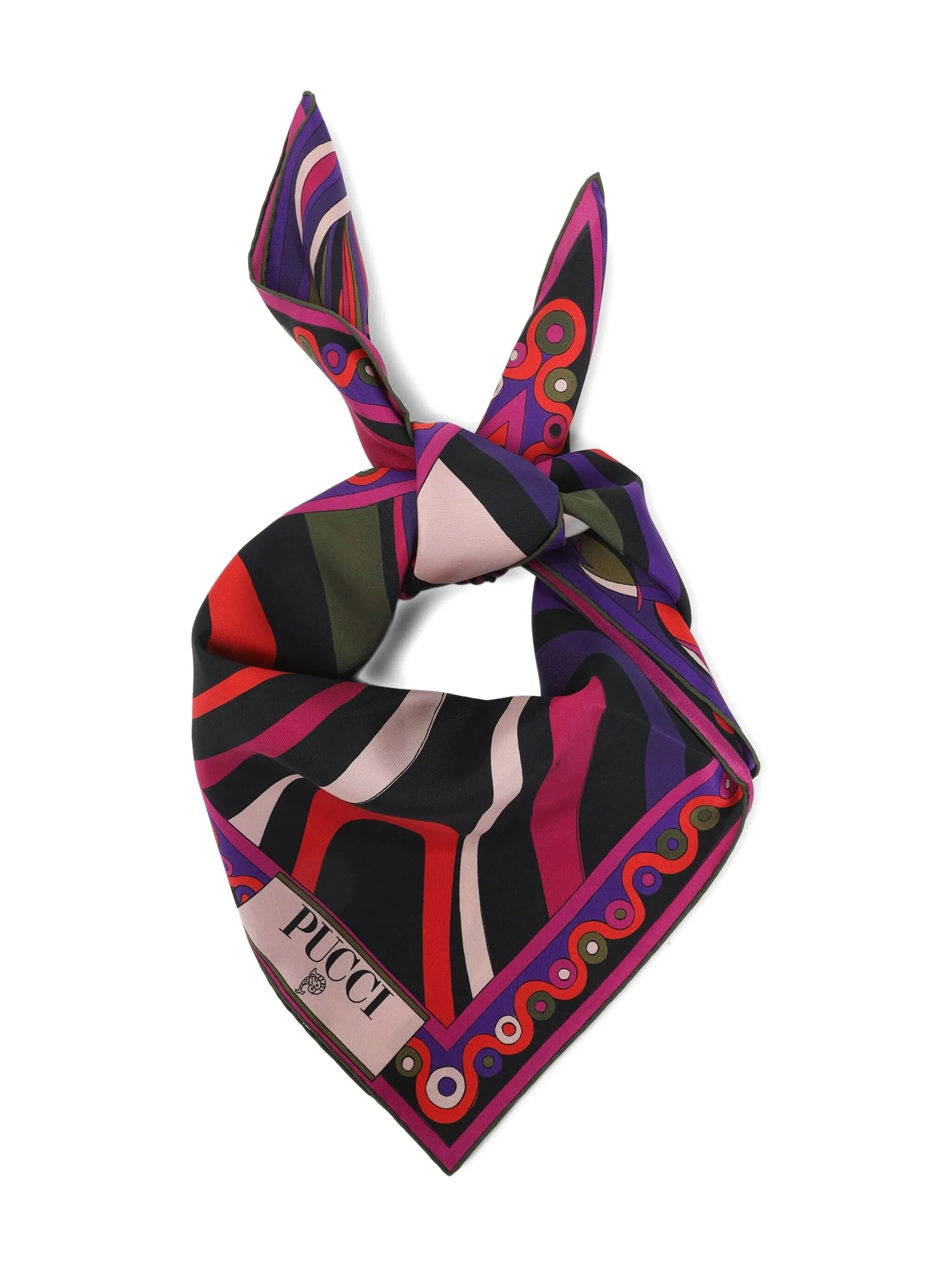 Pucci Abstract-print Silk Scarf - 3