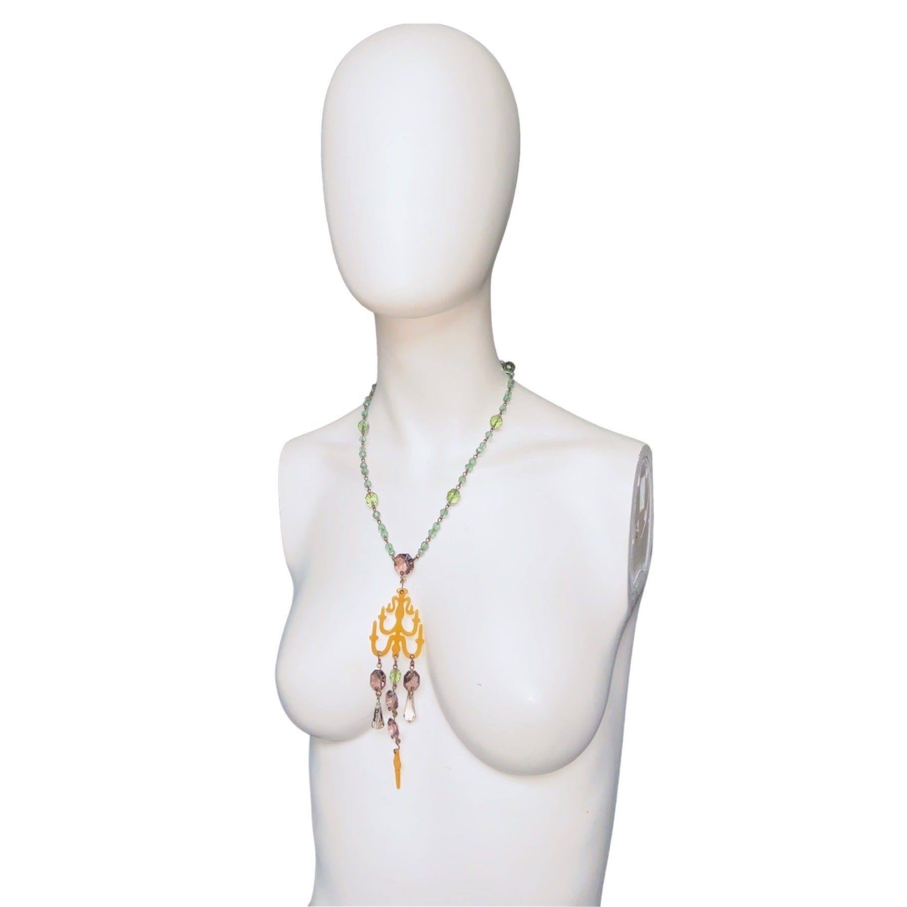 Jean Paul Gaultier Chandelier crystal necklace - 2
