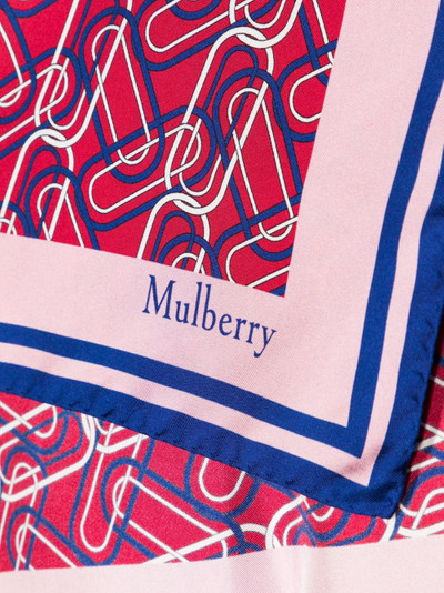 Mulberry Softie Chain silk scarf outlook