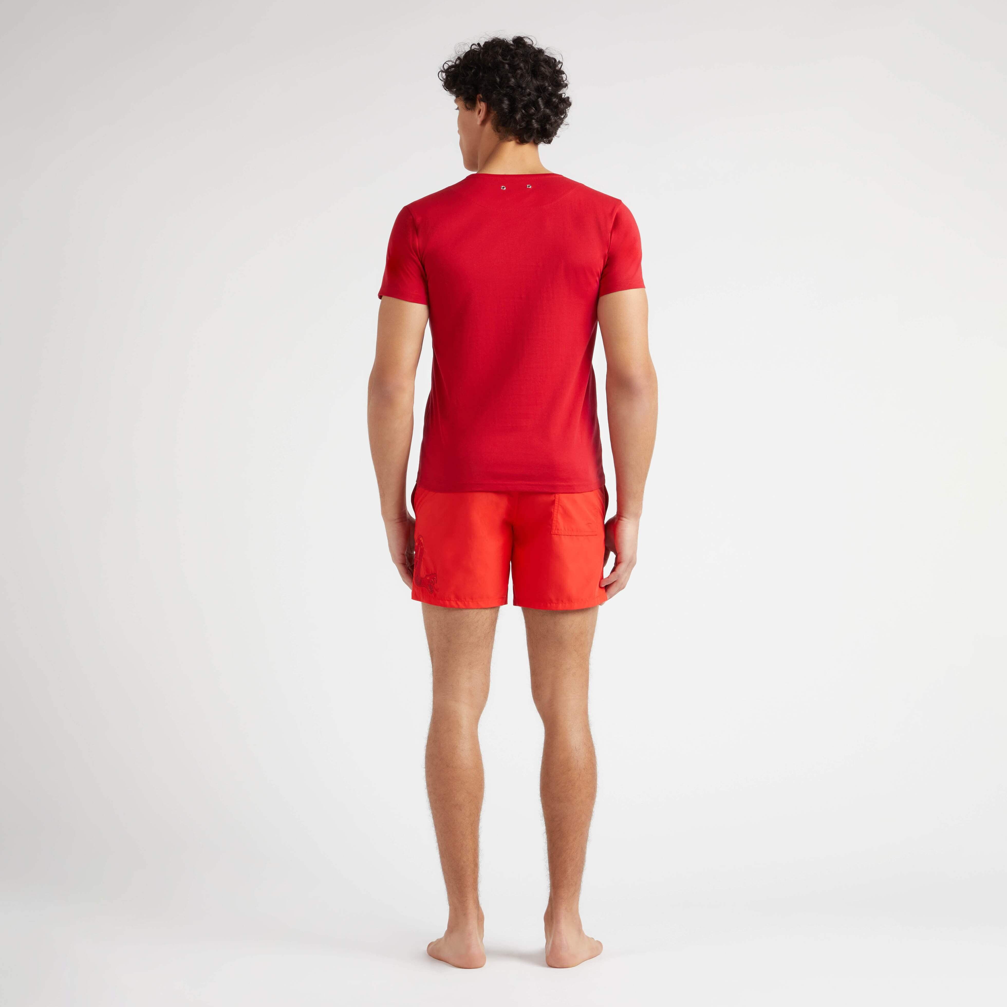 Men Organic Cotton T-shirt The Year Of The Snake - 4