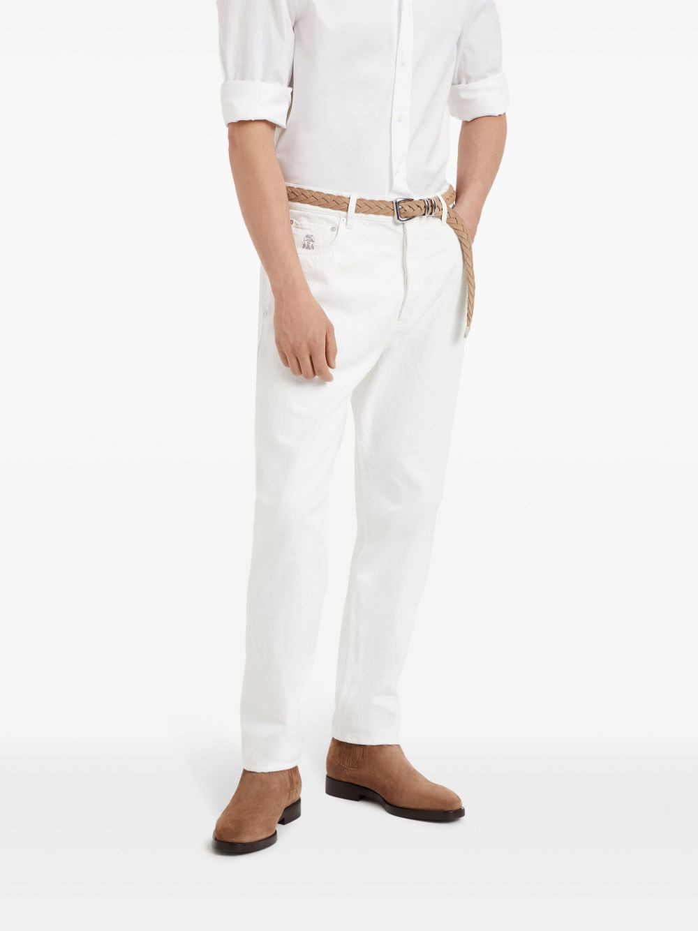 DYED DENIM PANTS - 2