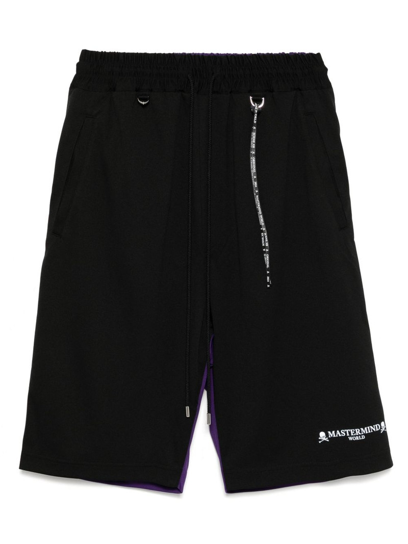 colour-block shorts 1