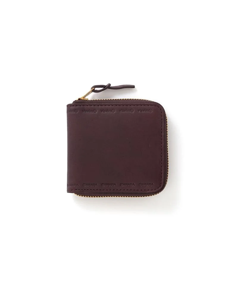 LEATHER BI-FOLD BURGUNDY - 1