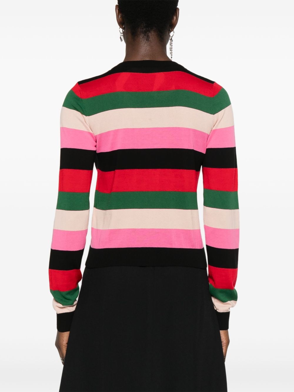 striped cardigan - 4