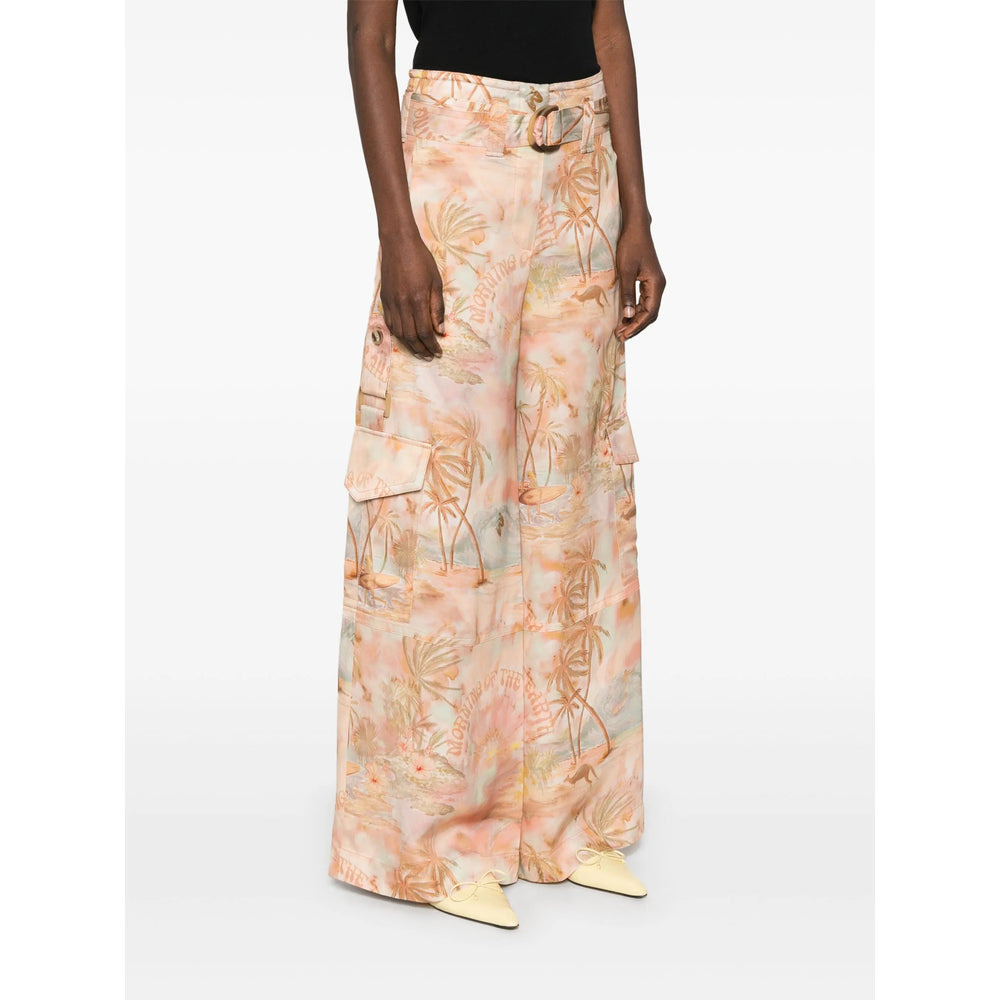 Zimmermann Orange Trousers - Palazzo Pants Women - 4