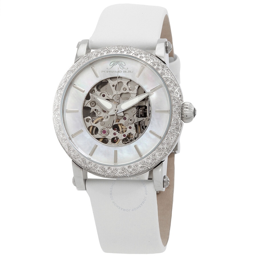 Porsamo Bleu - Porsamo Bleu Liza Automatic White Dial Ladies Watch 691ALIL - 1