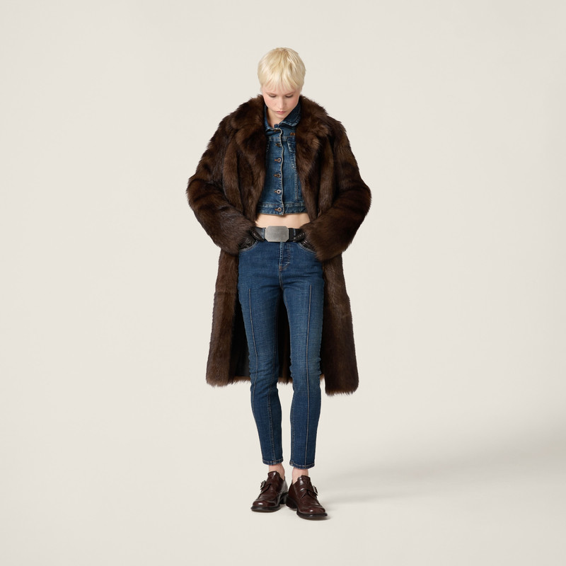 Miu Miu Stretch denim jeans outlook