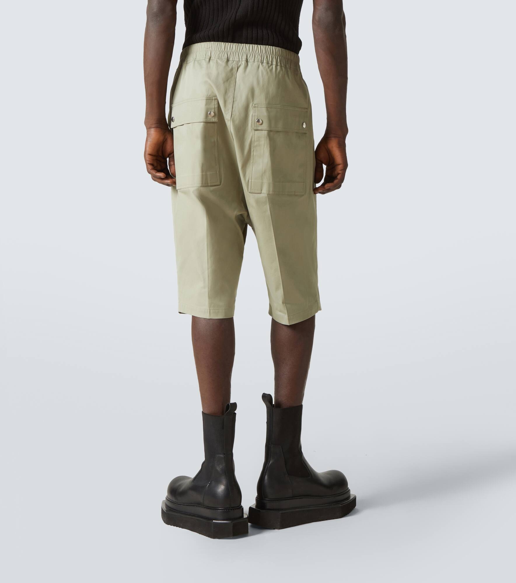 Bela Pods cotton-blend poplin Bermuda shorts - 4