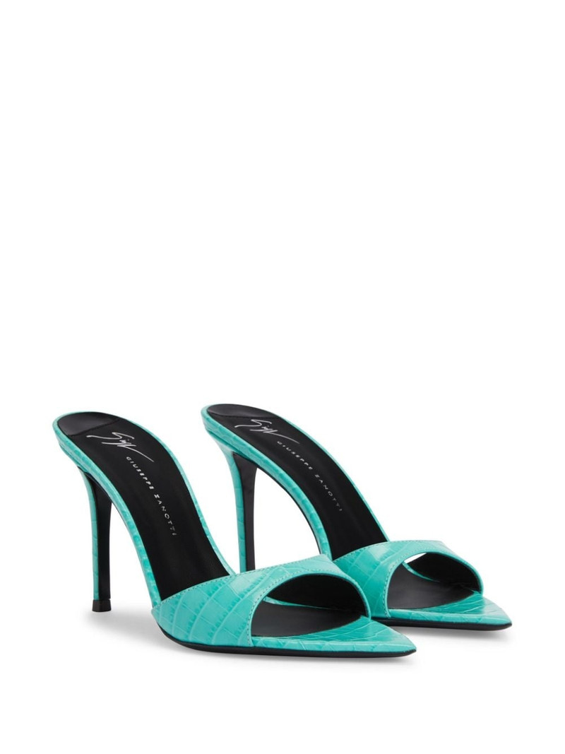 Giuseppe Zanotti Intriigo 70mm leather sandals outlook