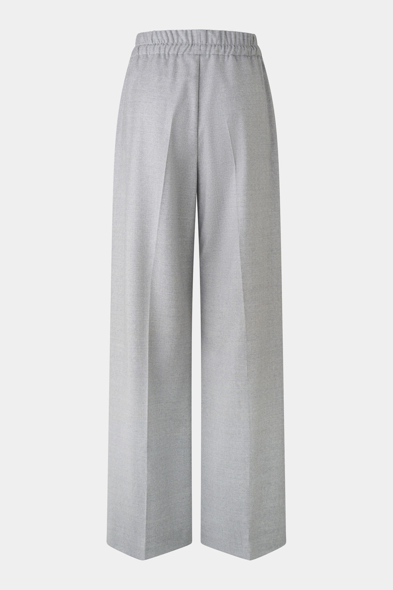 Ella flannel pants in Light gray 7