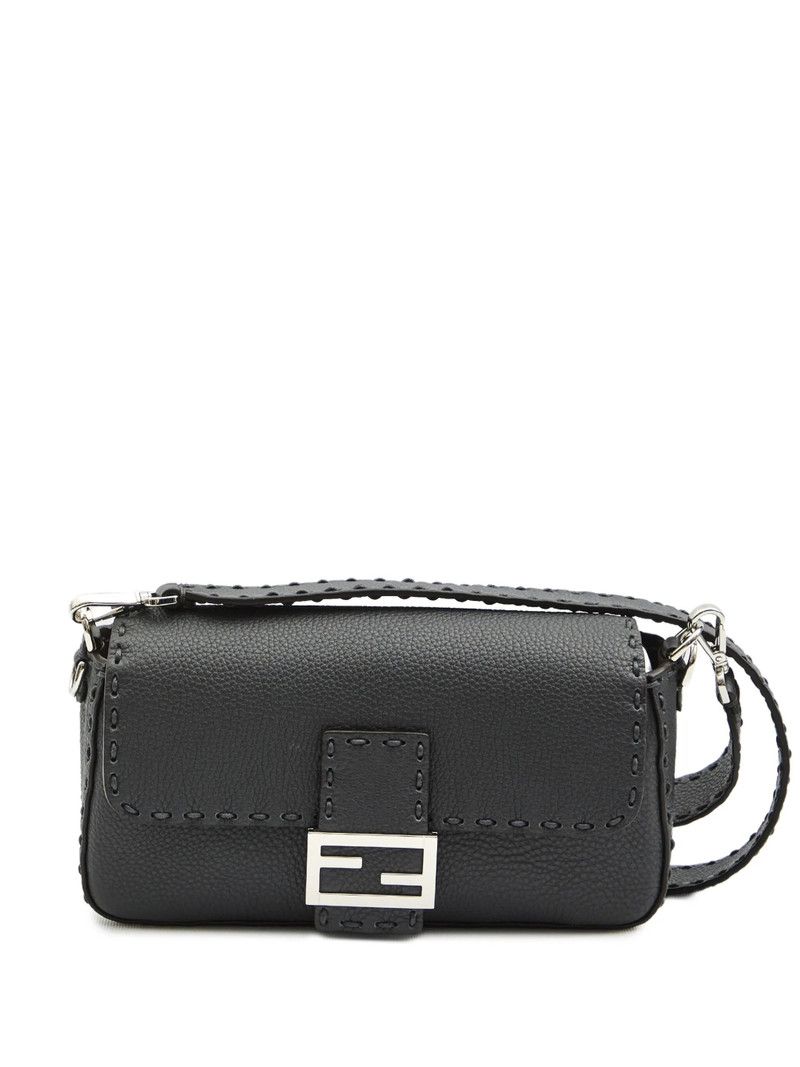 Fendi Baguette Macro-stitch Messenger Bag 1