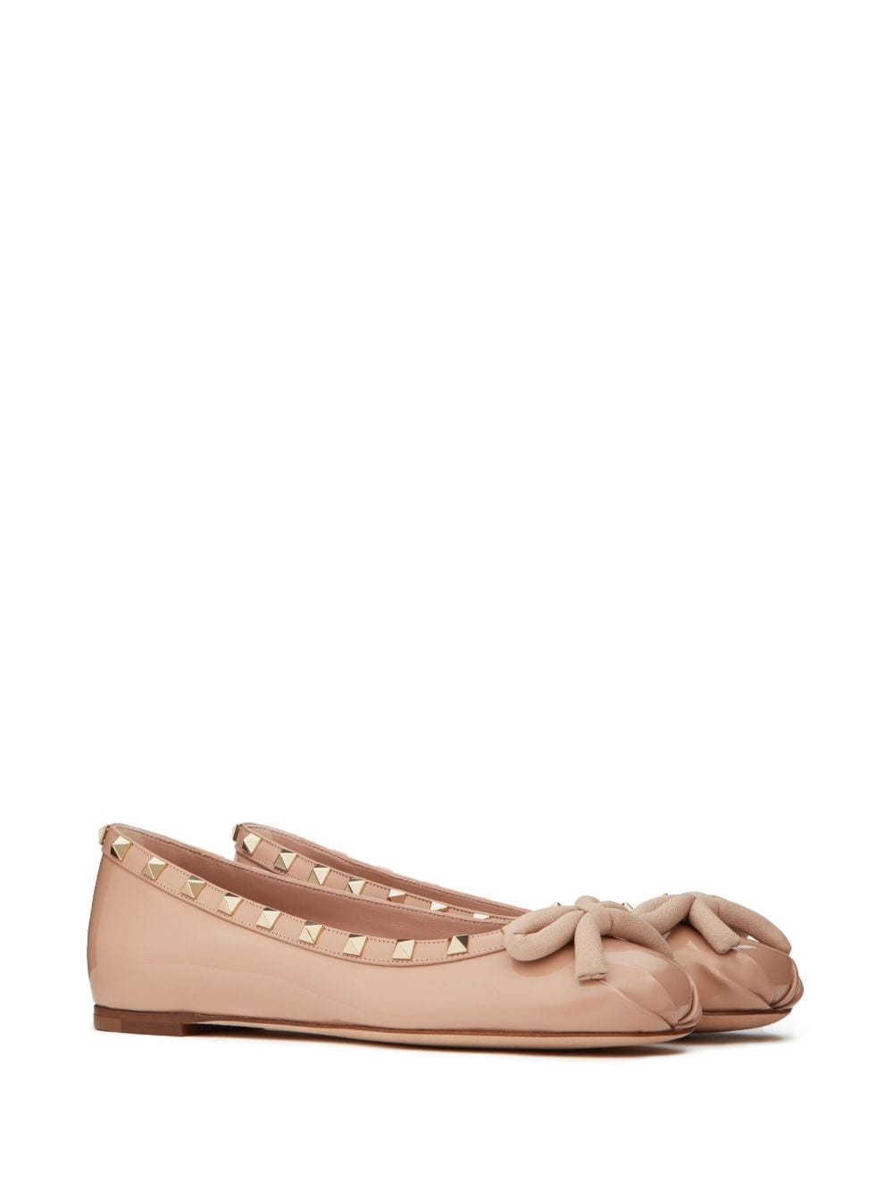 Valentino Garavani Women Rockstud Leather Ballets - 2