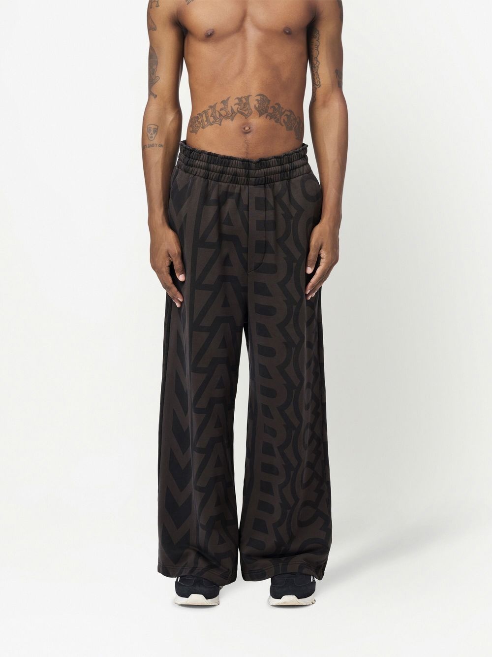 monogram-pattern track pants - 5