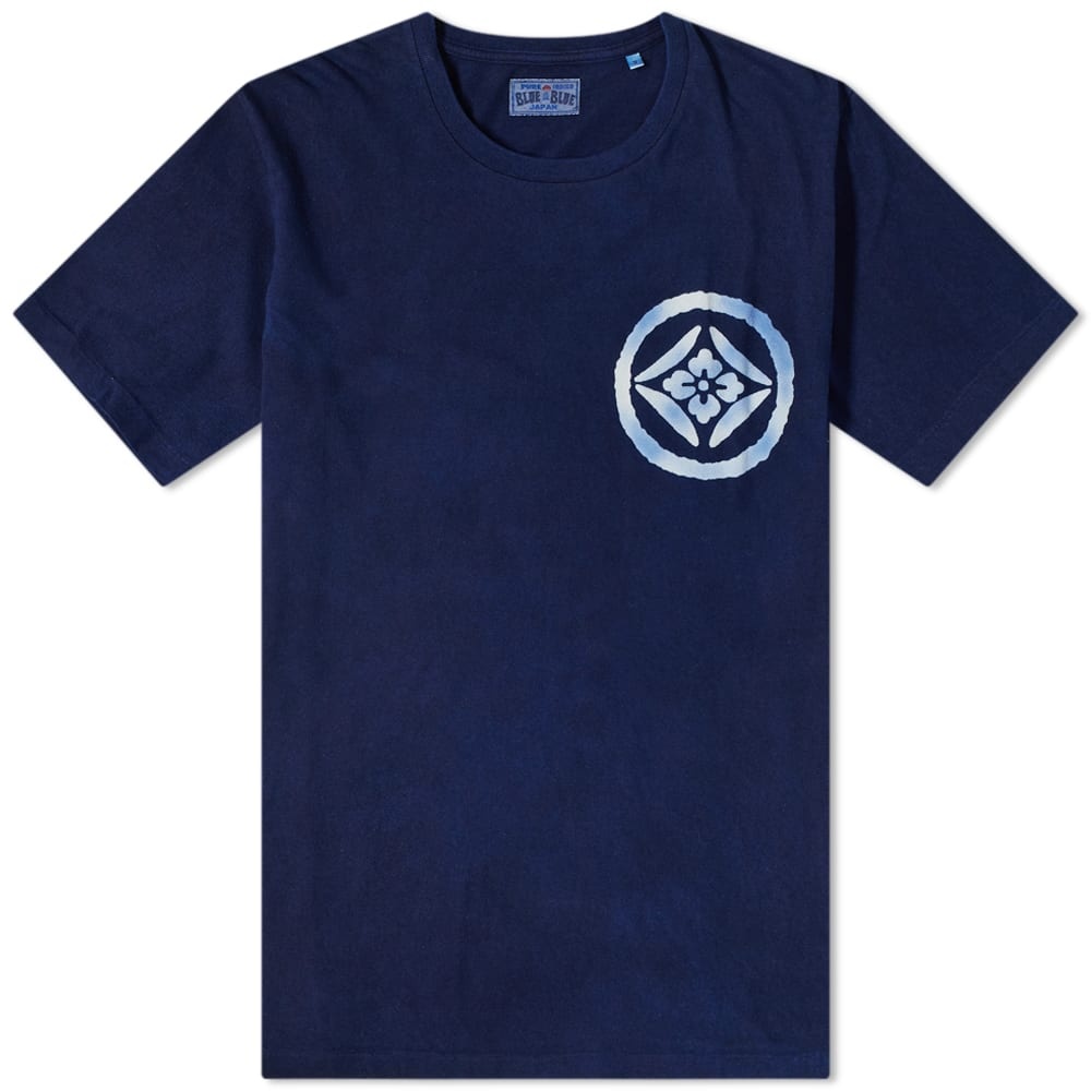 Blue Blue Japan Armorial Bearing Bassen Tee - 1