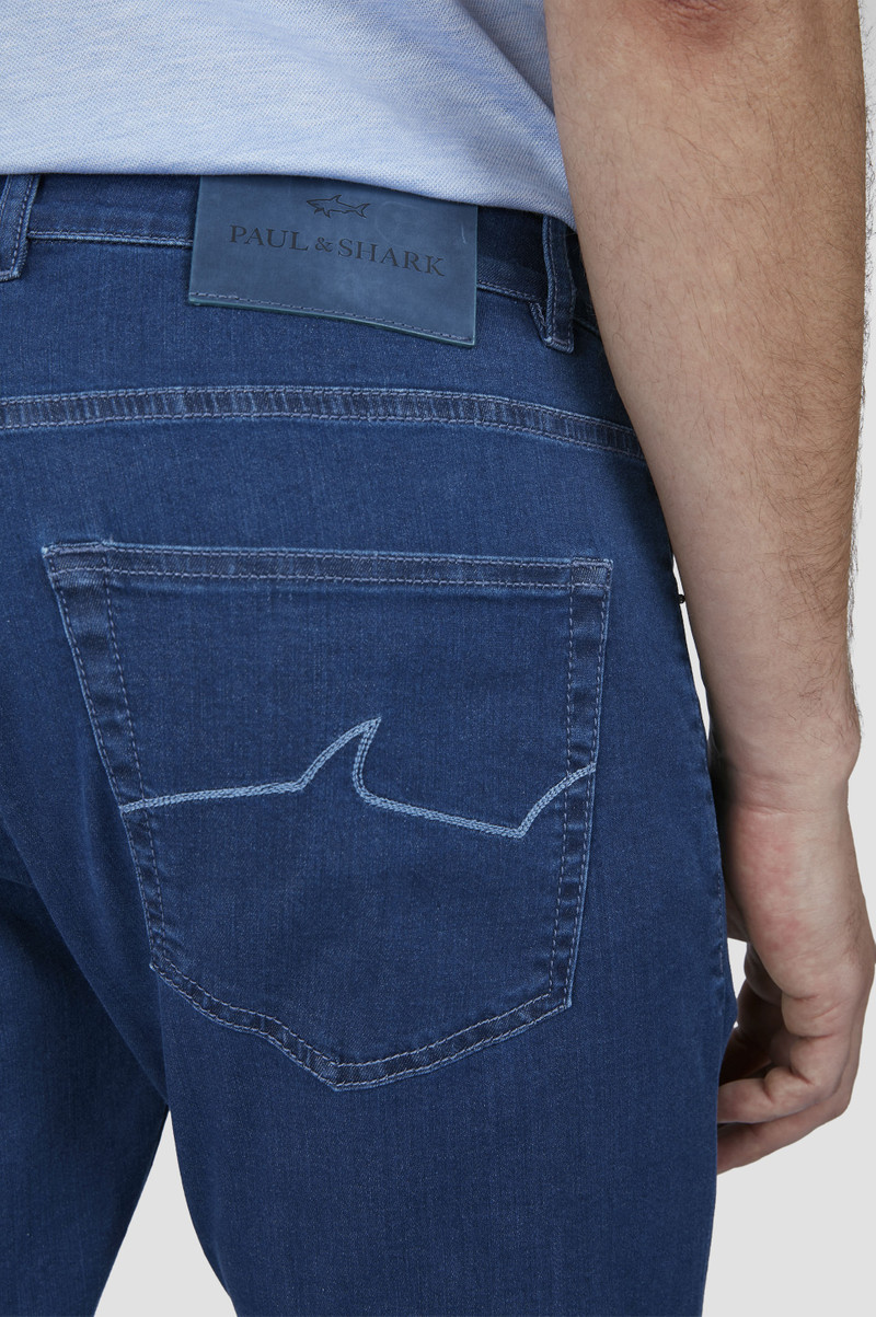 JEANS IN GIZA COTTON STRETCH DENIM 4