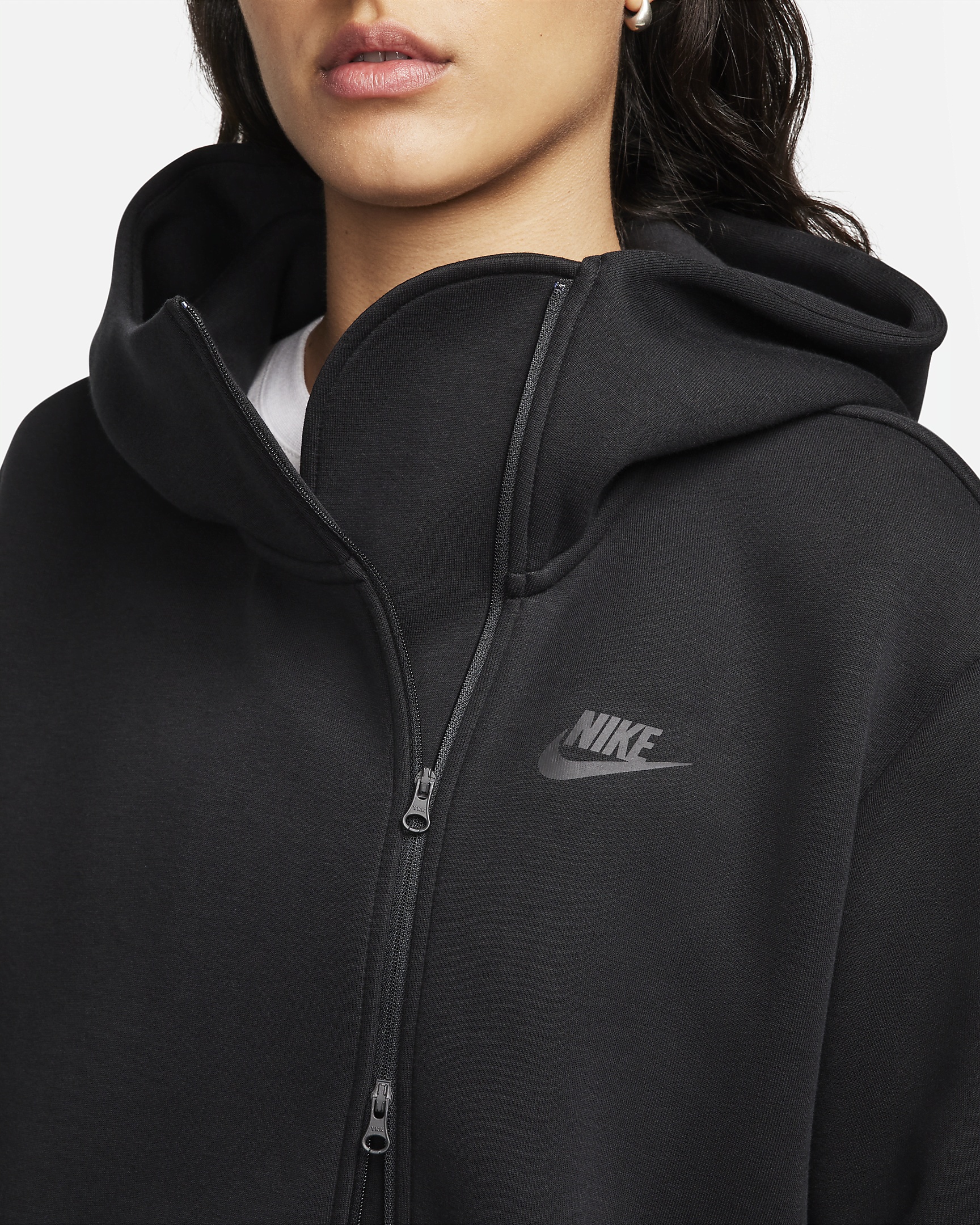 Nike Sportswear Tech Fleece Women's Oversized Full-Zip Hoodie Cape - 4