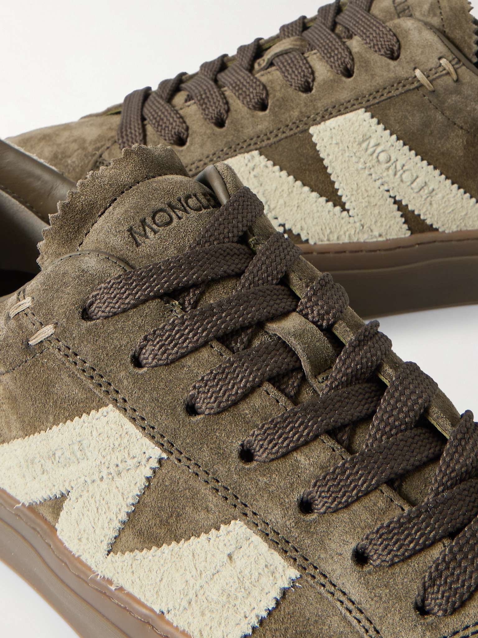 Moncler Monaco2 Suede Sneakers | REVERSIBLE