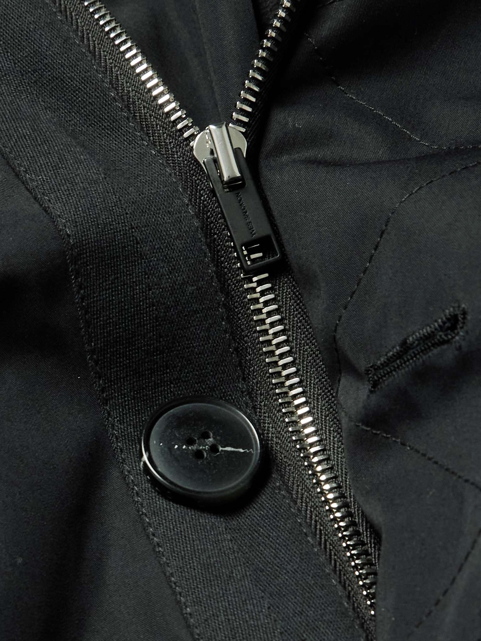 Cotton-Blend Twill Parka with Detachable Shearling Liner - 6