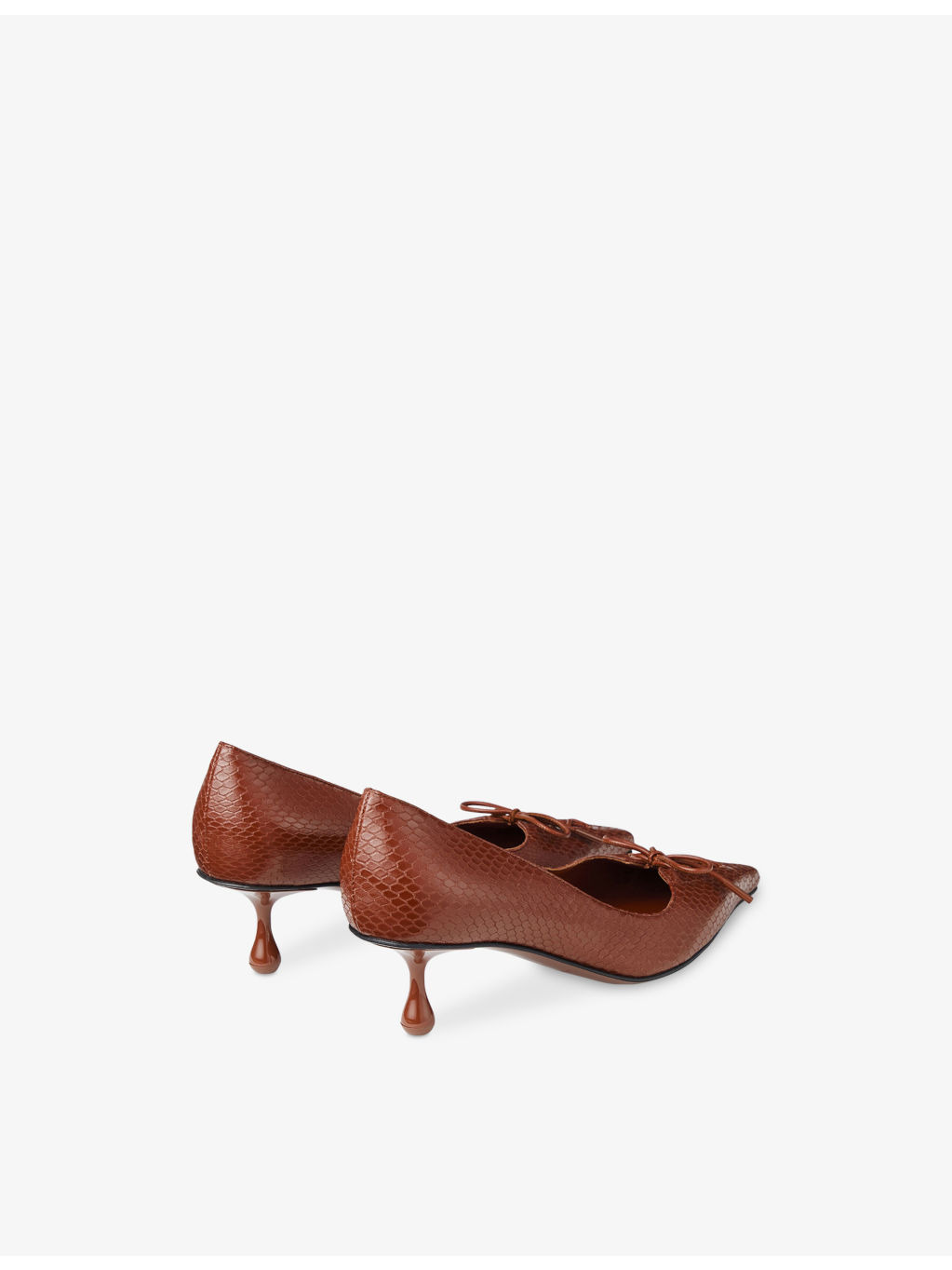 Scarlett 50 Printed Leather Pumps - 4